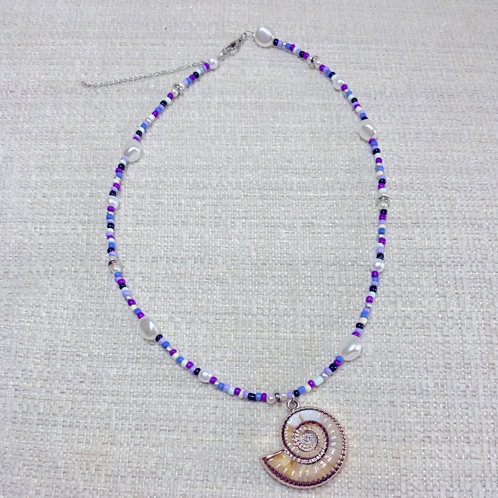 The Little Mermaid Inspired Ursula Shell Necklace Handmade